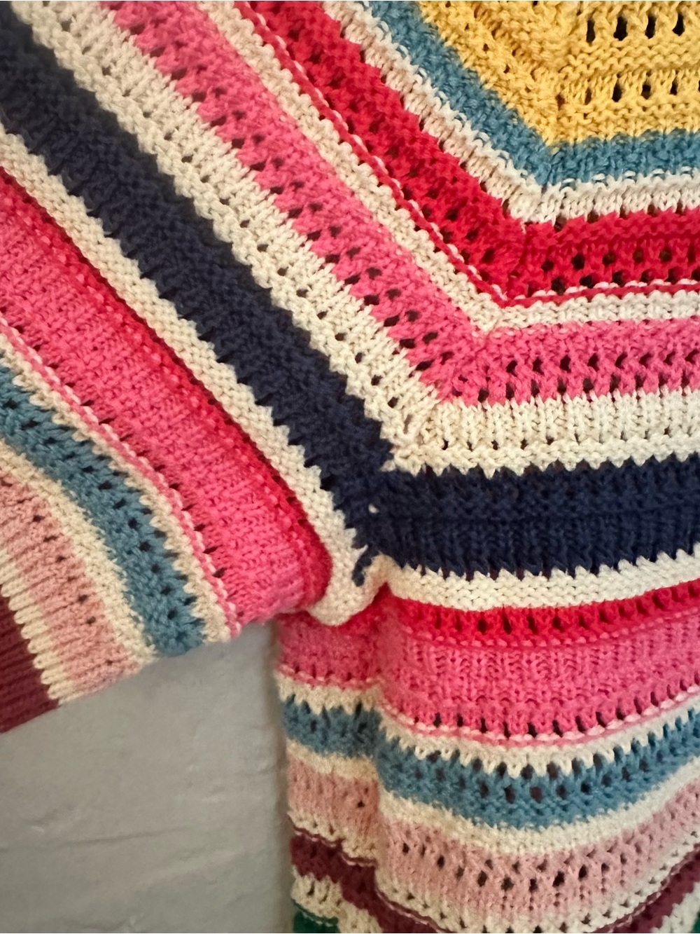 Stripe Open Stitch Cotton
Sweater - Picture 9 of 13